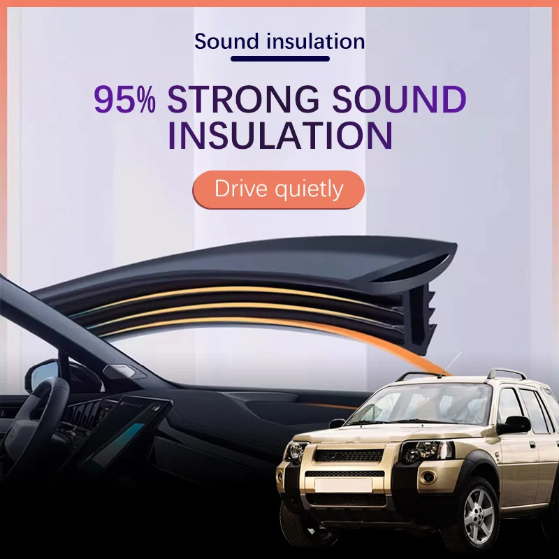 Уплотнительная лента для приборной панели автомобиля, интерьер, автошум, звукоизоляция, резиновая отделка, уплотнитель, автомобильные аксессуары для LH Freelander Уплотнительная лента для приборной панели автомобиля, интерьер, автошум, звукоизоляция, резиновая отделка, уплотнитель, автомобильные аксессуары для LH Freelander