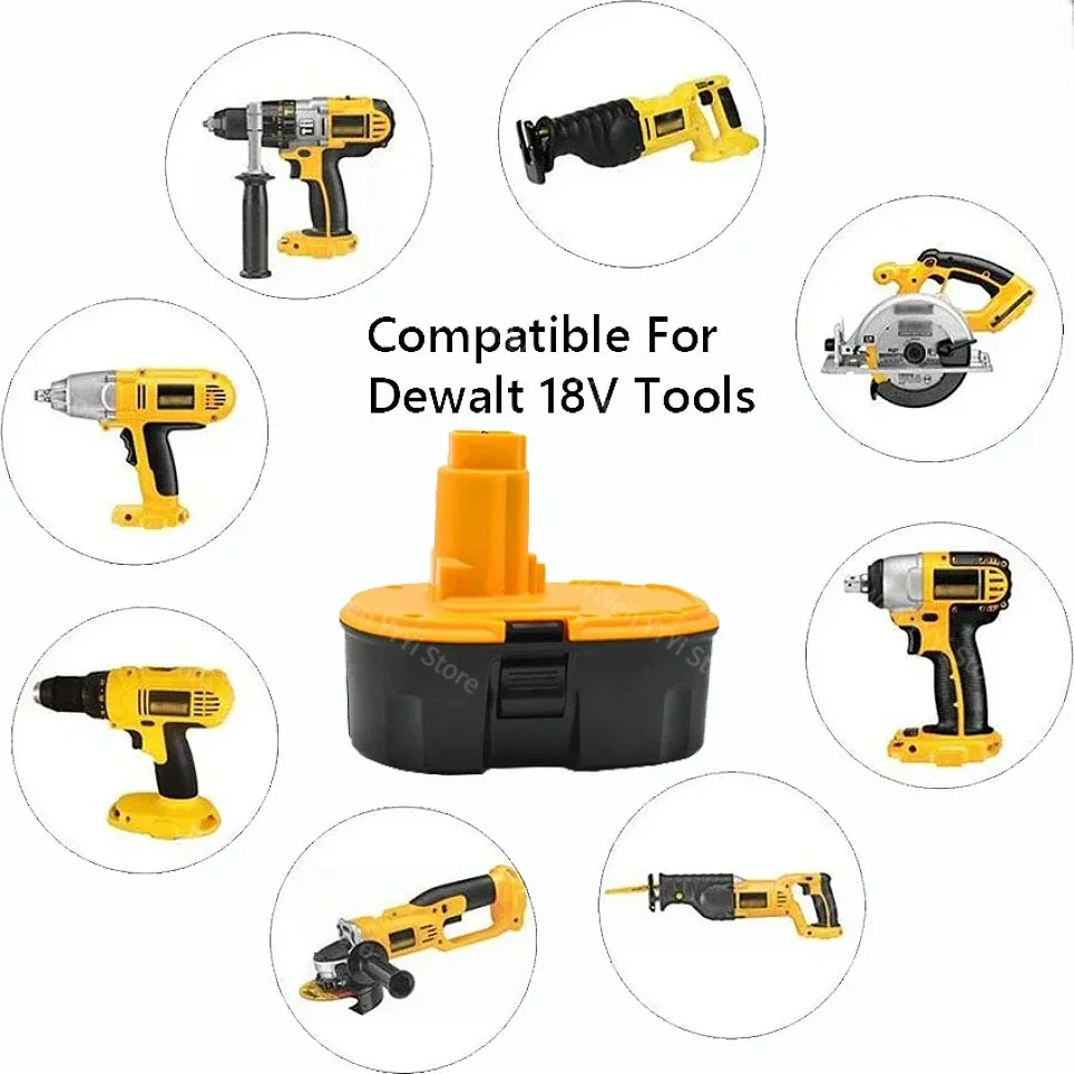 Imagem -02 - Bateria de Substituição sem Fio Broca 18v 4800mah Ni-mh Apto para Dewalt Dc9096 De9039 De9098 De9503 Dc212 Dc330 Novo