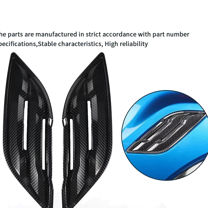 

For Ford Raptor F150 carbon fiber car fender air outlet side exhaust hood decorative sticker