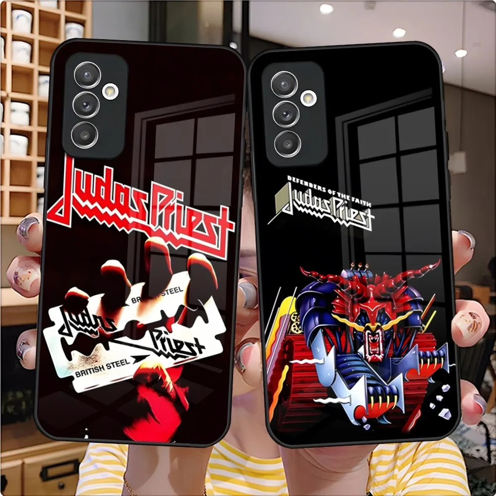 

Rock Band Judas Priest Phone Case for Samsung S24 Ultra S23 S22 S20 Fe S21 Plus Galaxy A54 A34 A24 A53 M54 Note 20 Back Cover