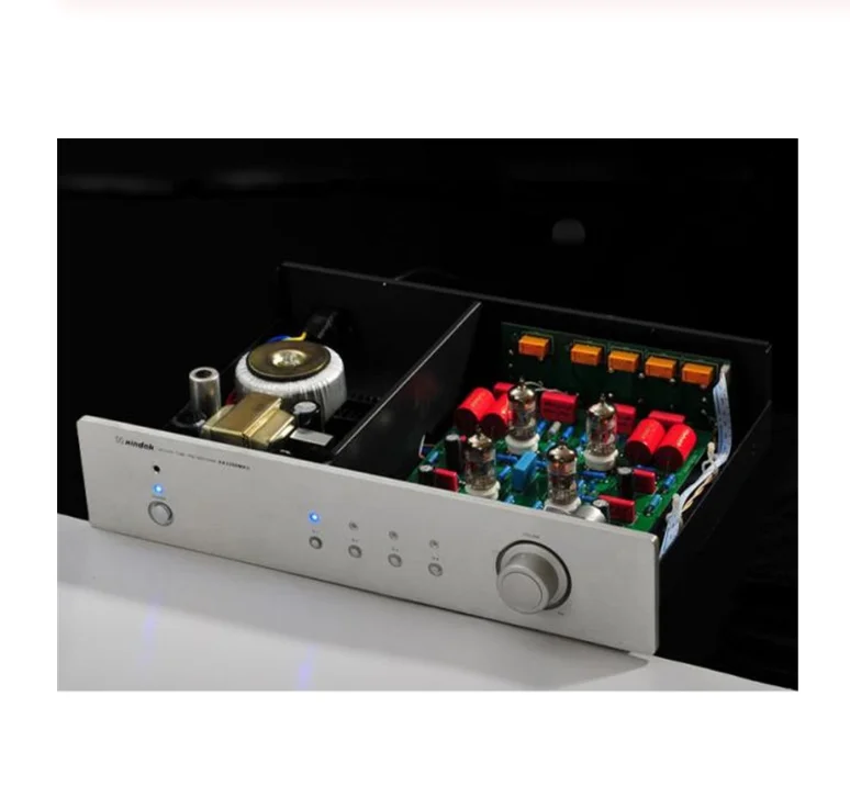 

XDK-003 HIFI AUDIO XA3200MKII Vacuum Tube Pre Amplifier 12AT7*2, 12AX7*2 Remote Control PRE AMP Input: 1*RCA