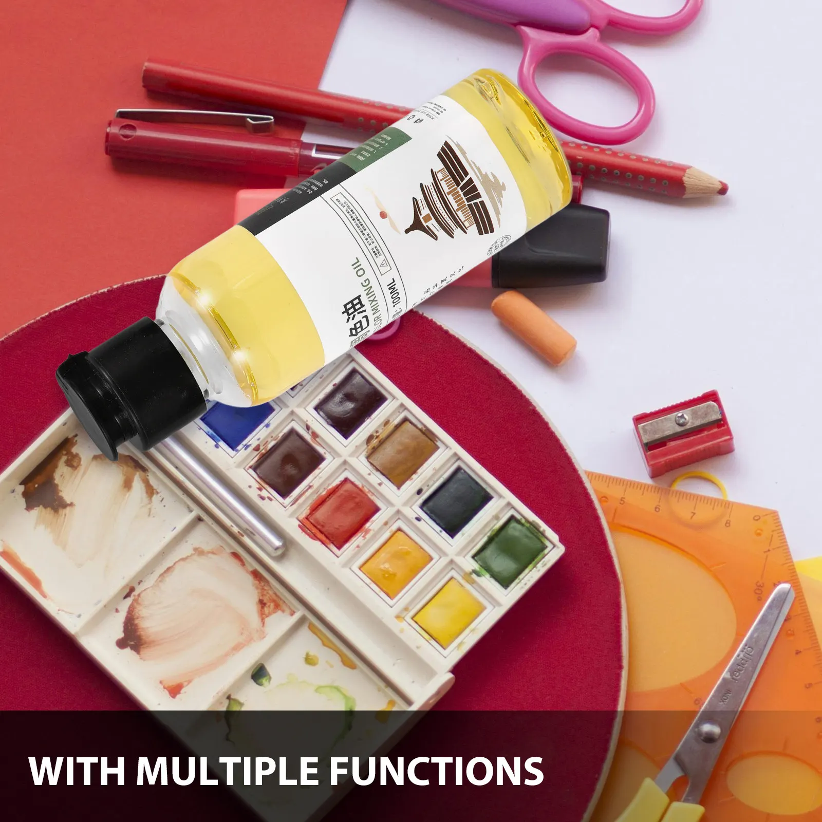 

Профессиональная жидкость для разбавления масляных красок (1 бутылка) с улучшенным эффектом тонирования, средство для очистки кистей для рисования