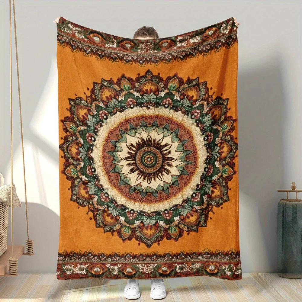 Boho Bohemian Mandala  Blanket Throw Decor Moroccan Style Large Picnic Sofa Couch Bed 150x200cm