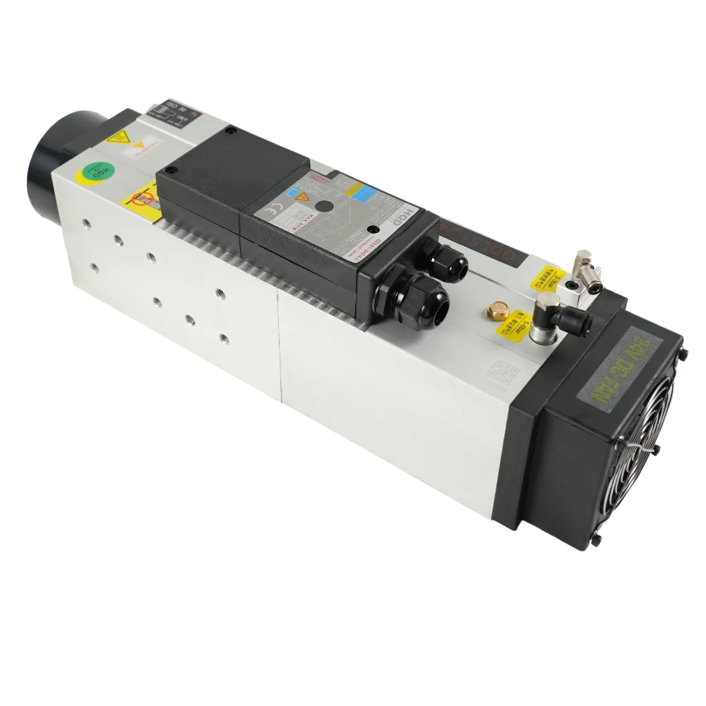 

Шпиндельный двигатель с автоматической сменой инструмента (ATC) HQD GDL51-24Z/4.5 4.5 кВт, воздушного охлаждения, ISO30 и HSK63F, для деревообрабатывающих станков