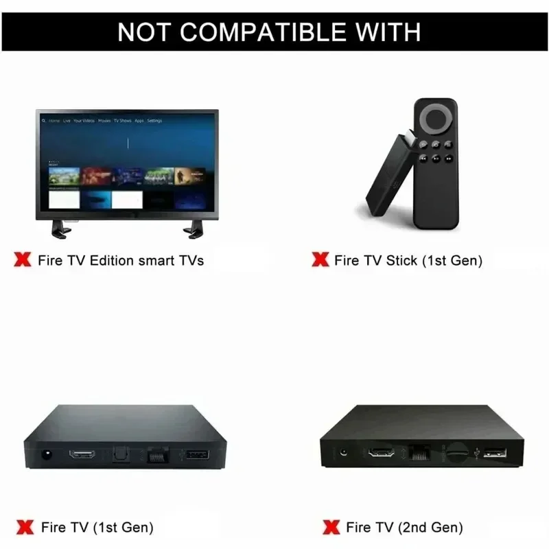Reemplazo de Control remoto por voz inteligente TV Stick 4K MAX Lite Fire Cube Control remoto inteligente funciona con Alexa para Fire Stick TV 3. a generación