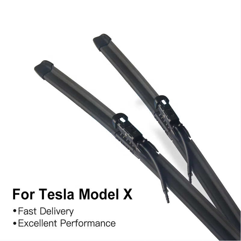

Car Front Windshield Wiper Blades with Water Pipe Spray Bar for Model X 2016 2017 2018 2019 Water Pipe Wiper Blade