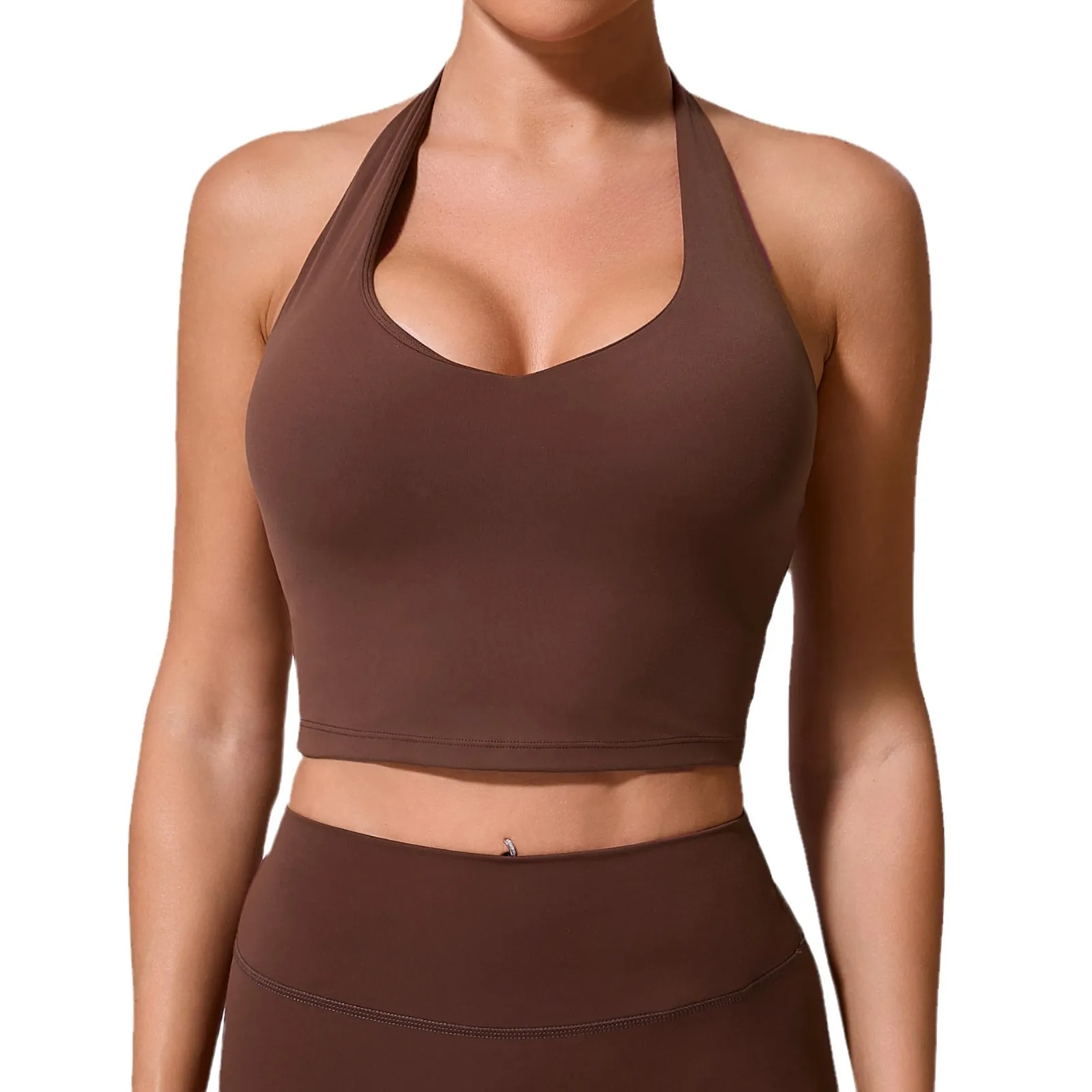 Top con spalline palangari Sport Gilet da yoga Intimo Top fitness da donna Palestra Bellissimo reggiseno posteriore Corsa Allenamento Halter