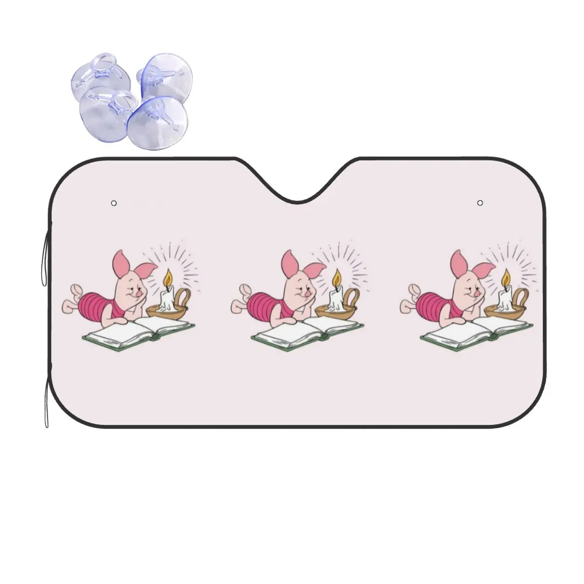 

Custom Piglet Car Windshield Sunshade Piglets Big Movie Front Windshield Sun Shade Visor