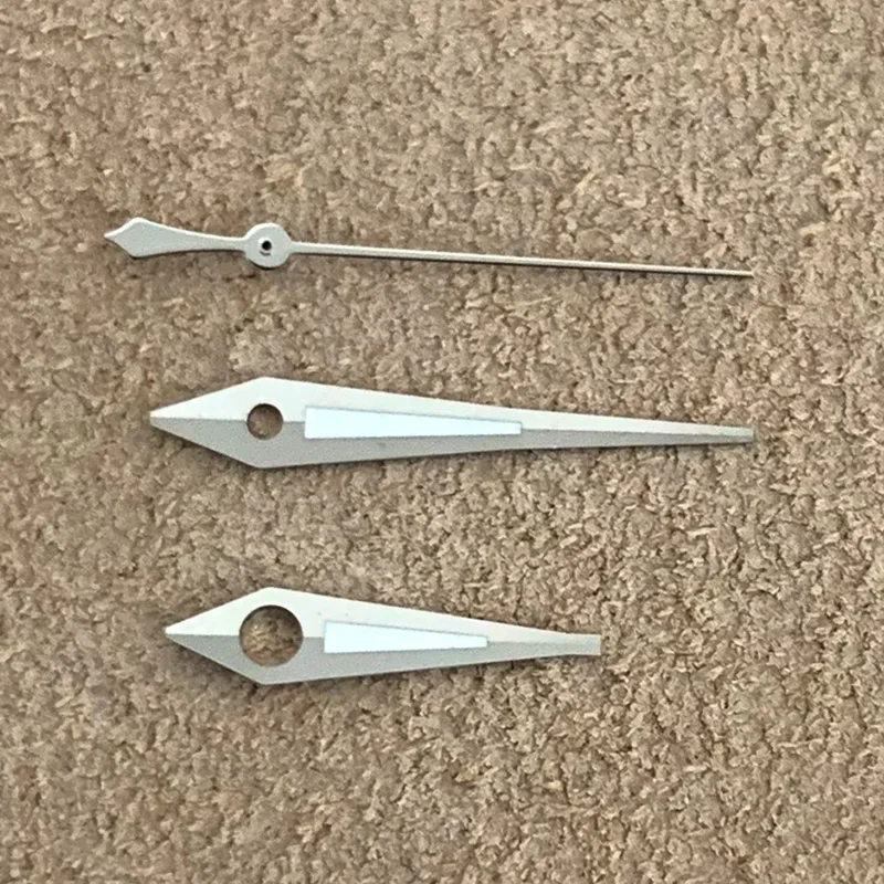 เข็มนาฬิกาเรืองแสงสีเขียวแบบกำหนดเอง เหมาะสำหรับกลไกนาฬิกา 7S26 NH36 NH35 4R Seiko SKX NH35 อะไหล่เข็มนาฬิกา