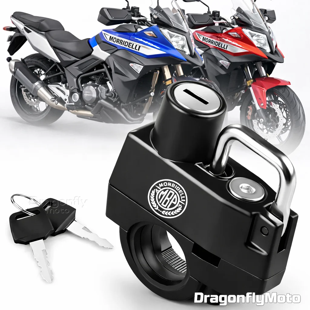 

Motorcycle Helmet Lock For Morbidelli T 1002 VX 502 250X 125X Anti-theft Locker Helmet Lock Locking Device Rustproof Anti-theft