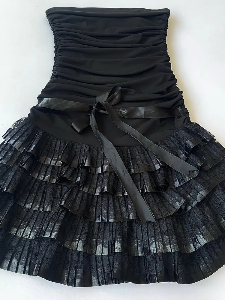 Floral Original Retro Y2K Bla Strapl Abnehmen ort Dr Frauen Sexy Sle Baumwolle Mischung Sommer A-Linie Rock Dr