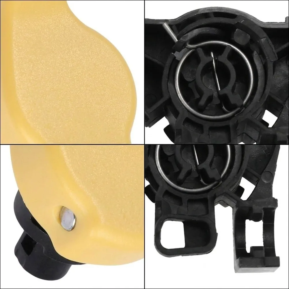 As Shown Hood Catch Lever Car Hood Mechanism Direct Replacement Part Metal And Plastic Build Broken Damaged Fix