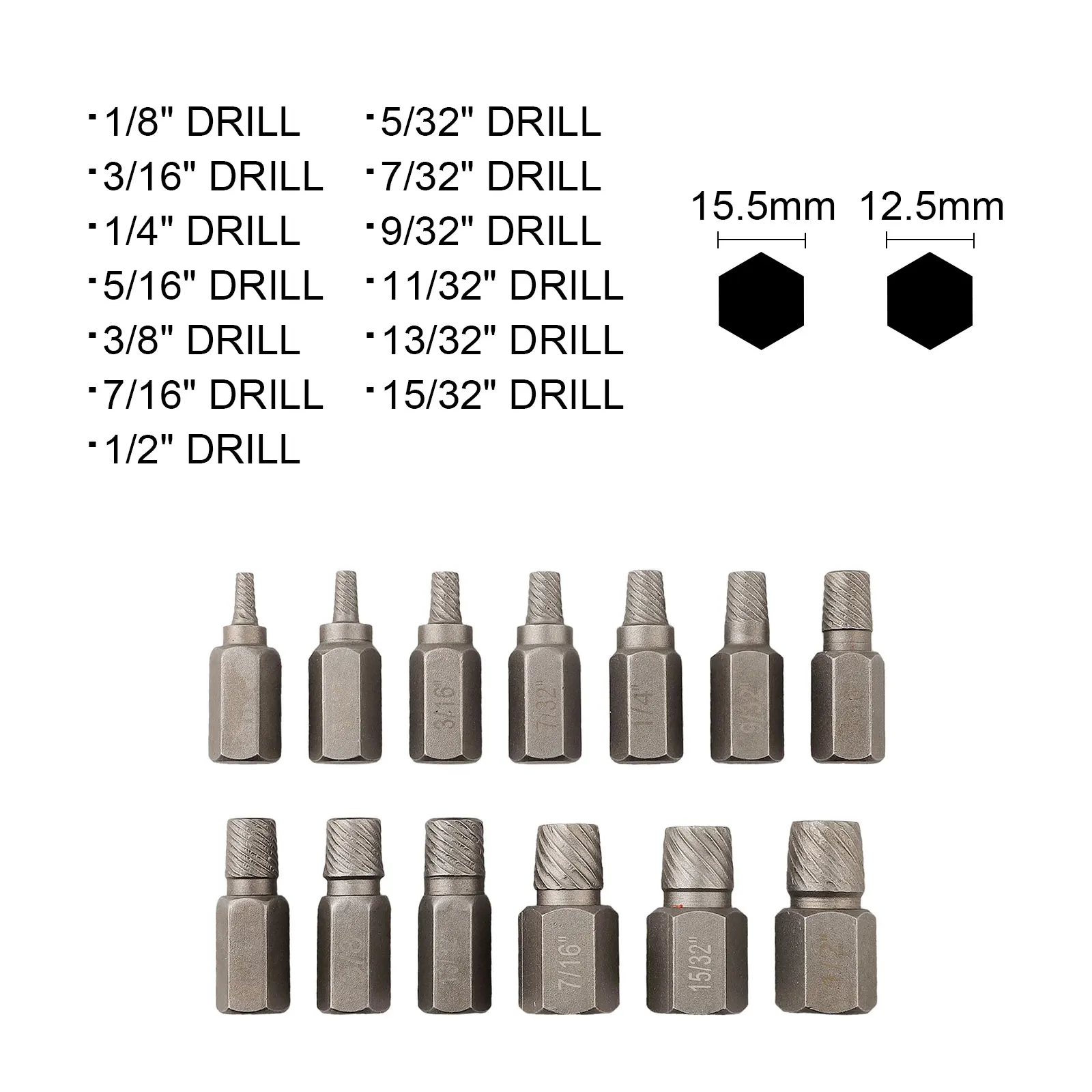 Screw Extraction Made Easy with This Comprehensive 13 Piece Toolset Designed to Address Common Fastening Issues