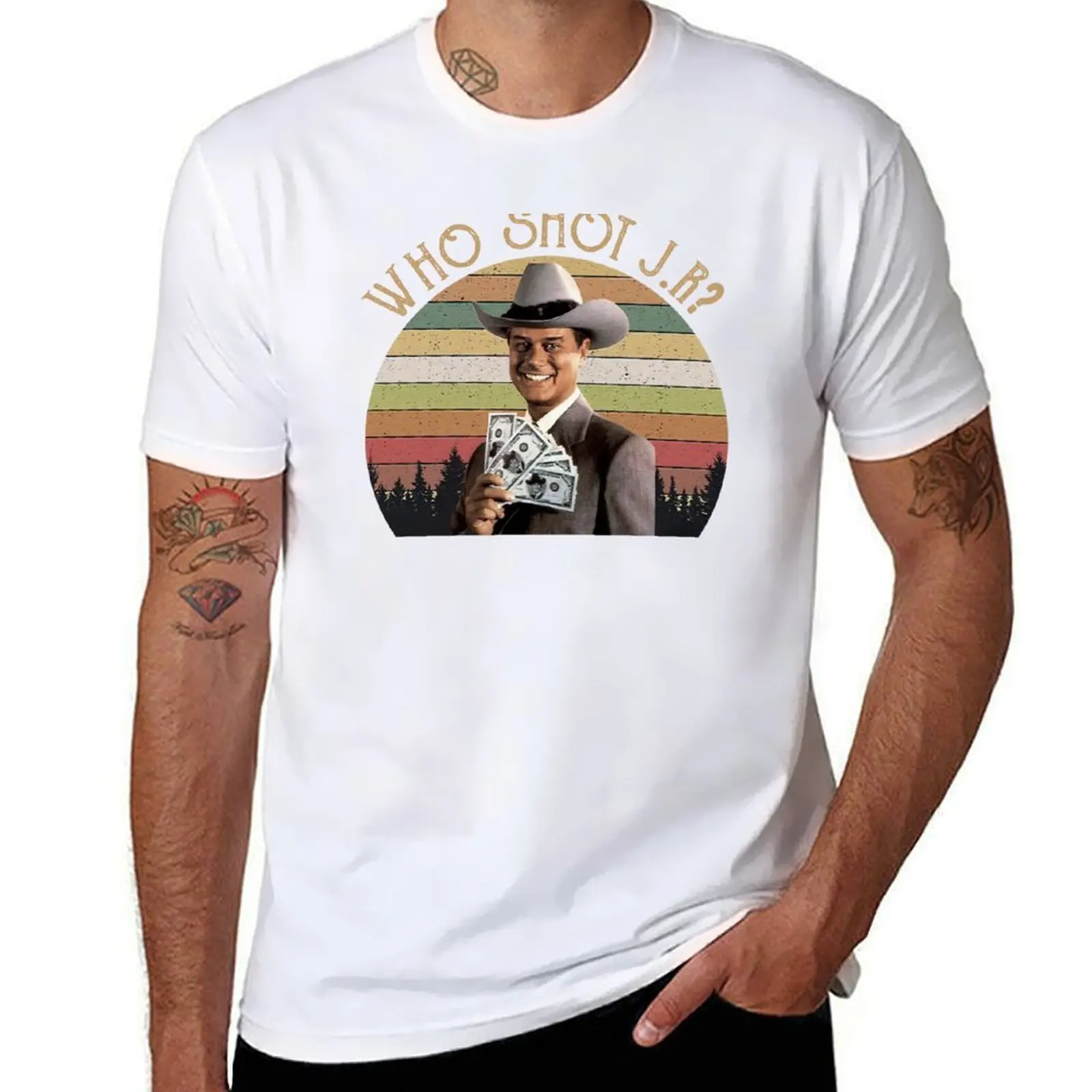 

Vintage Who Jr Shot T-Shirt Independence Day Short Sleeve T-Shirt