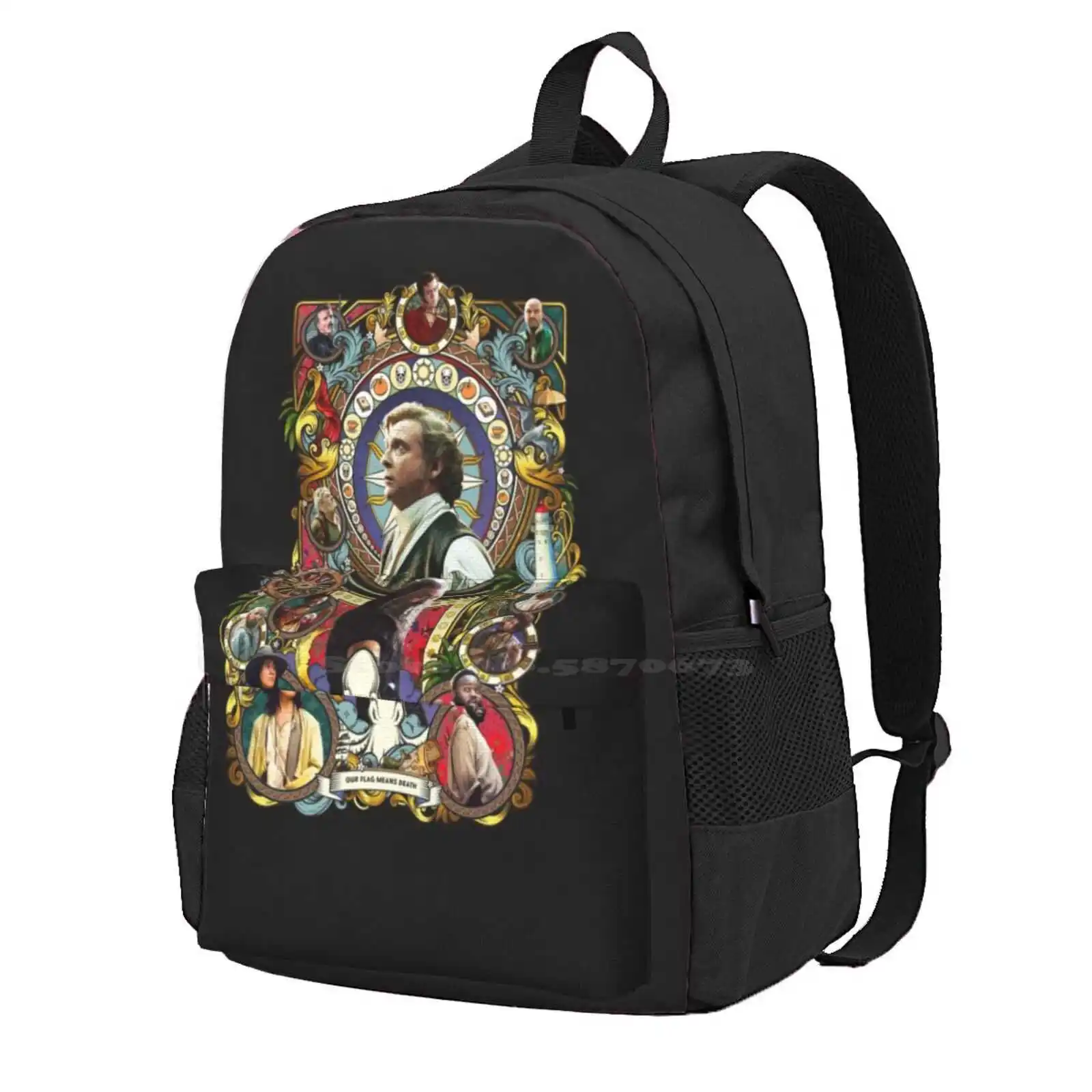 

Our Flag Means Death (Art Nouveau) Hot Sale Schoolbag Backpack Fashion Bags Our Flag Means Death Art Our Flag Means Death