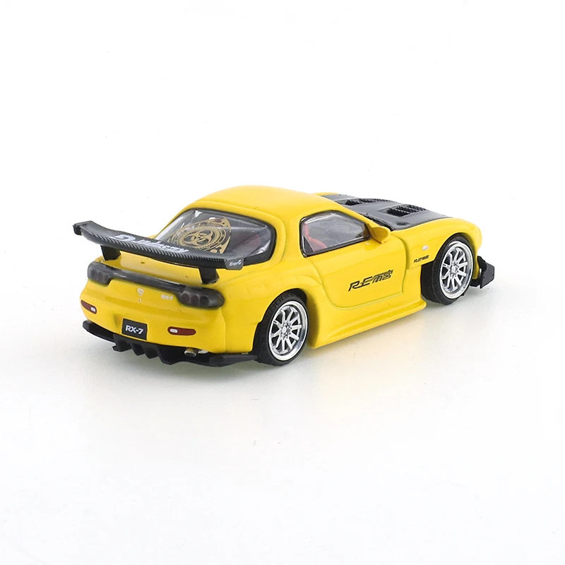 XCARTOYS POP RACE 1/64 Mazda RX7FD Rain Palace - Metallic Blue Cars Alloy Diecast Metal Model Kids Xmas Gift Toys for Boys