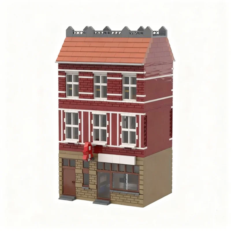 2397 деталей MOC Altstadthaus 