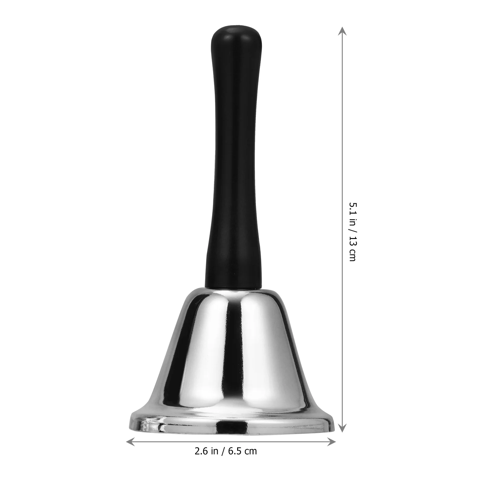 

2pcs Hand Bells Christmas Decor Metal Table Bells Santa Calling Bell Party Decoration Service Dinner Bell For Elderly Smooth