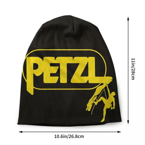 Imagen 2 del producto Gorros personalizados P-Petzls para senderismo y espeleología, gorro tejido de Hip Hop para mujeres y hombres, gorros cálidos de invierno para escalar, gorros