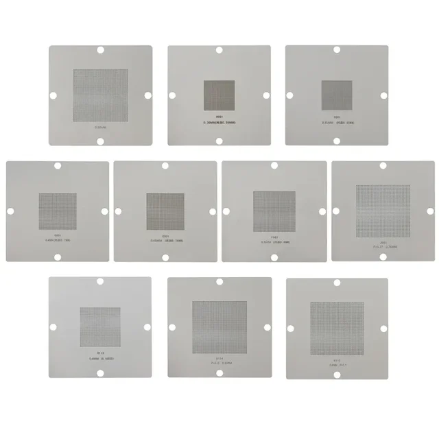 Szablony do lutowania BGA 90*90 mm, uniwersalny szablon BGA, narzędzie do reballingu BGA, szablon do reballingu układów scalonych PCB.