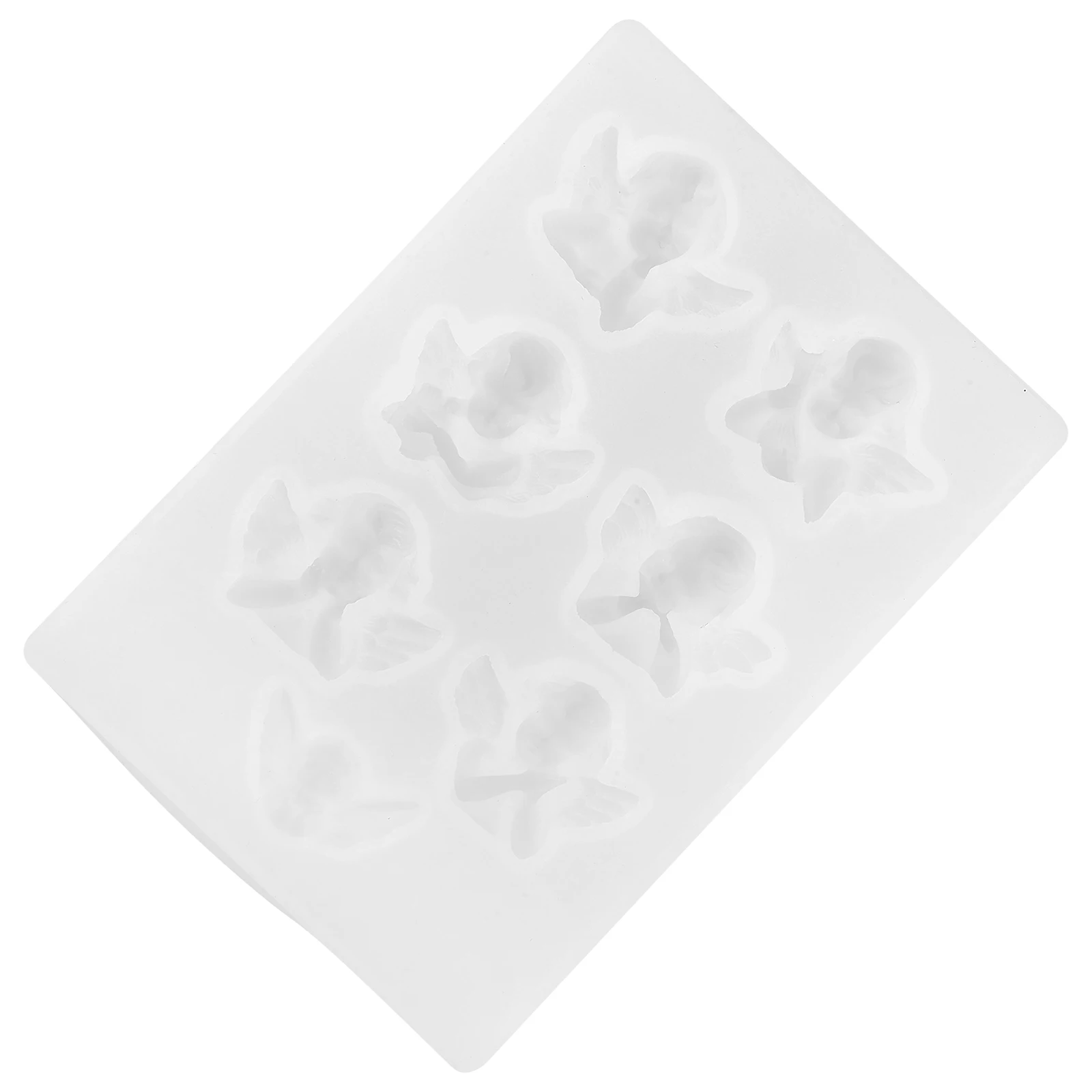 

Crystal Epoxy Mold Angel Baby Silicone Polymer Clay Cupcake Topper DIY Resin Crafts Pendant Earrings Accessories