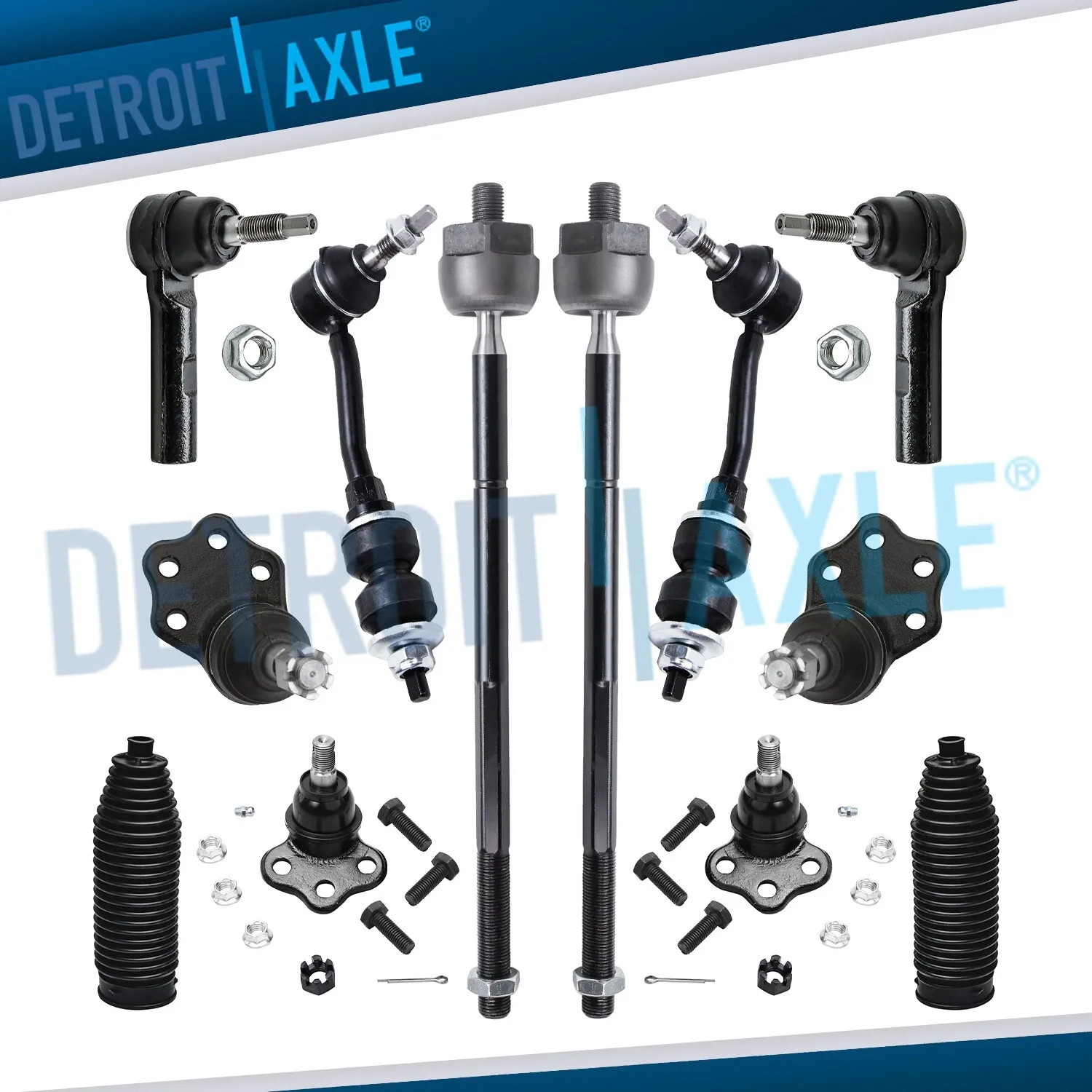 

2WD Front Upper Lower Ball Joint Tierod Sway Bar kit for Dodge Dakota Durango