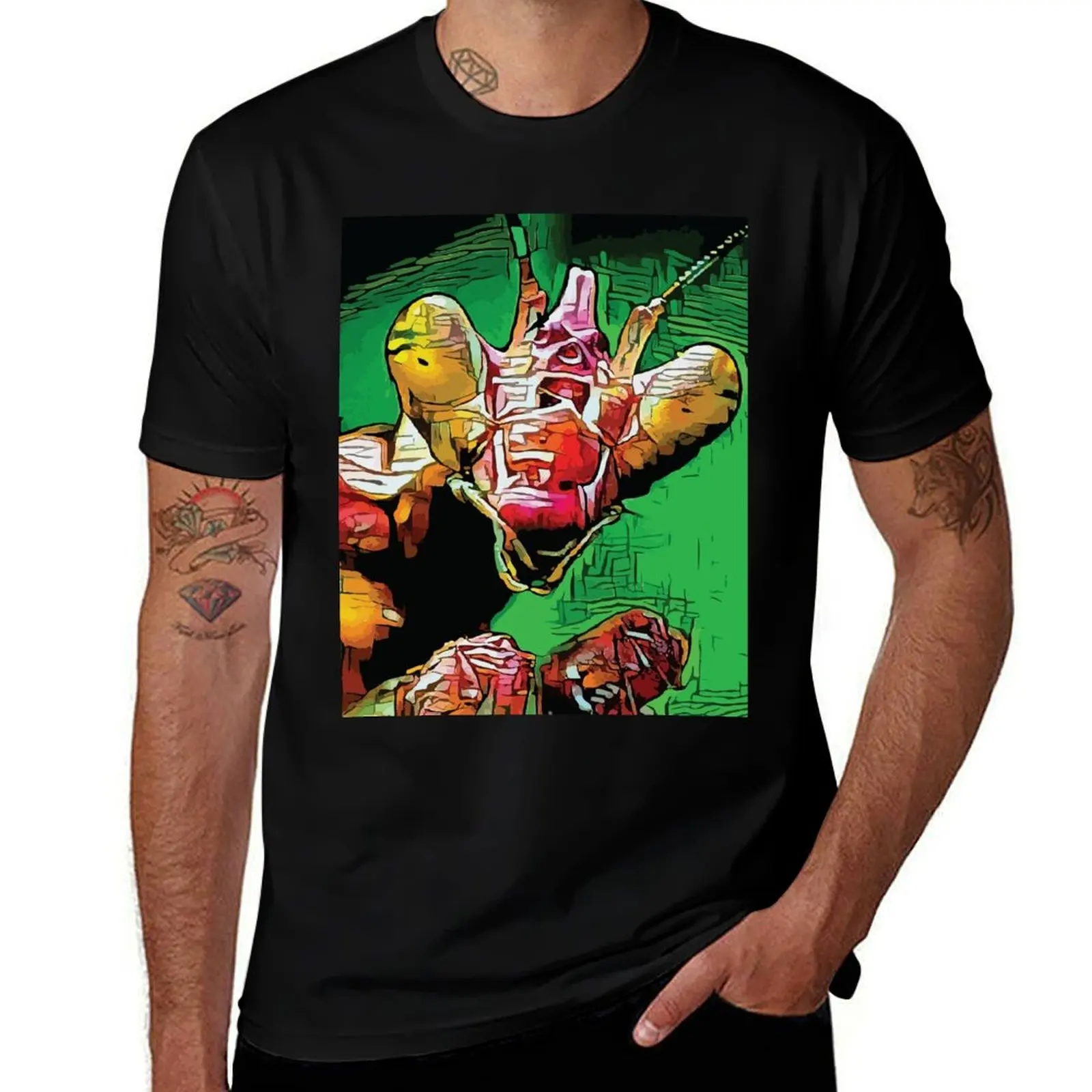 Mantis Praying Mantis Bugs Insects T-Shirt Casual Basic Street Style T-Shirt