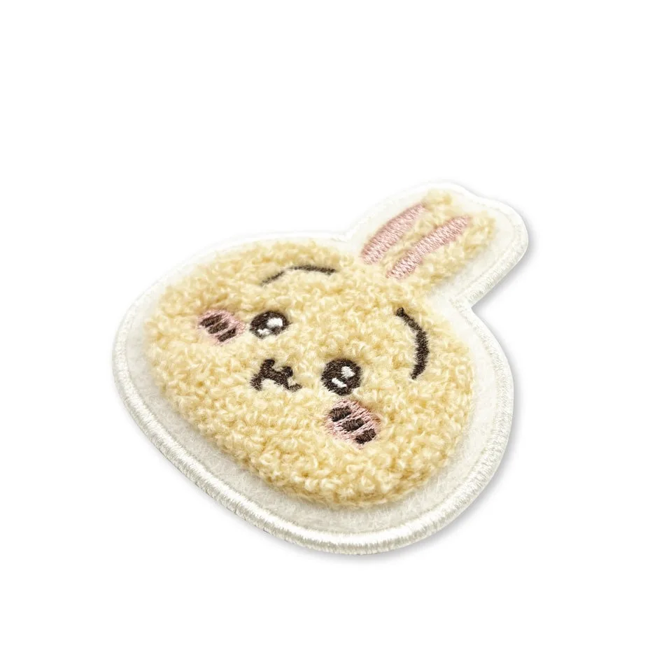 Japanisches Yiji Plüsch-Stickerei-Abzeichen, niedlicher Cartoon Usagi Hachiware Bar Chin Brosche, Taschenanhänger, Mädchen-Geschenk – Detail 14