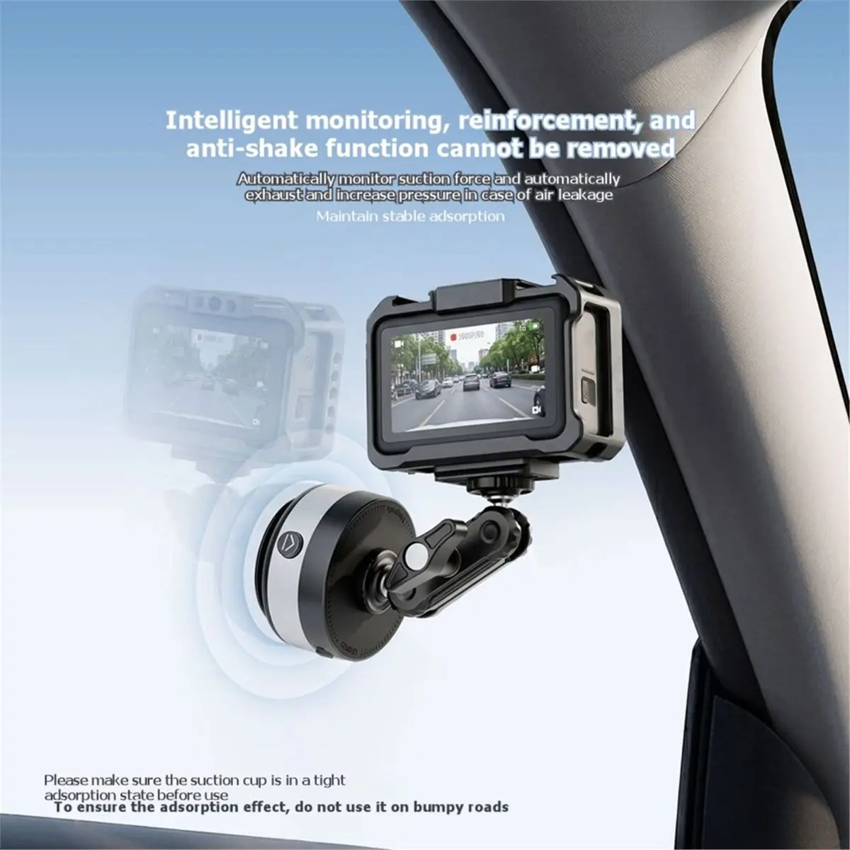 SK37 Electric Automatic Suction Cup for Car Holder Mount 1/4