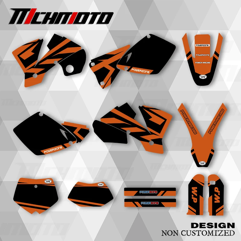 

MCHMFG новый стиль графические наклейки комплект наклеек для KTM SXF 2001 2002 EXC 2002