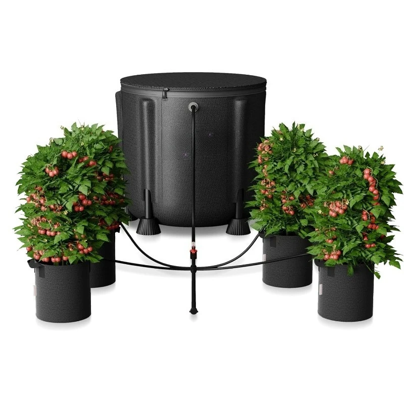 

Auto Drip Irrigation System Kits with 13-Gallon Bucket, 25W Water Pump, Low Water Level Sensor, Complete Indoor Au
