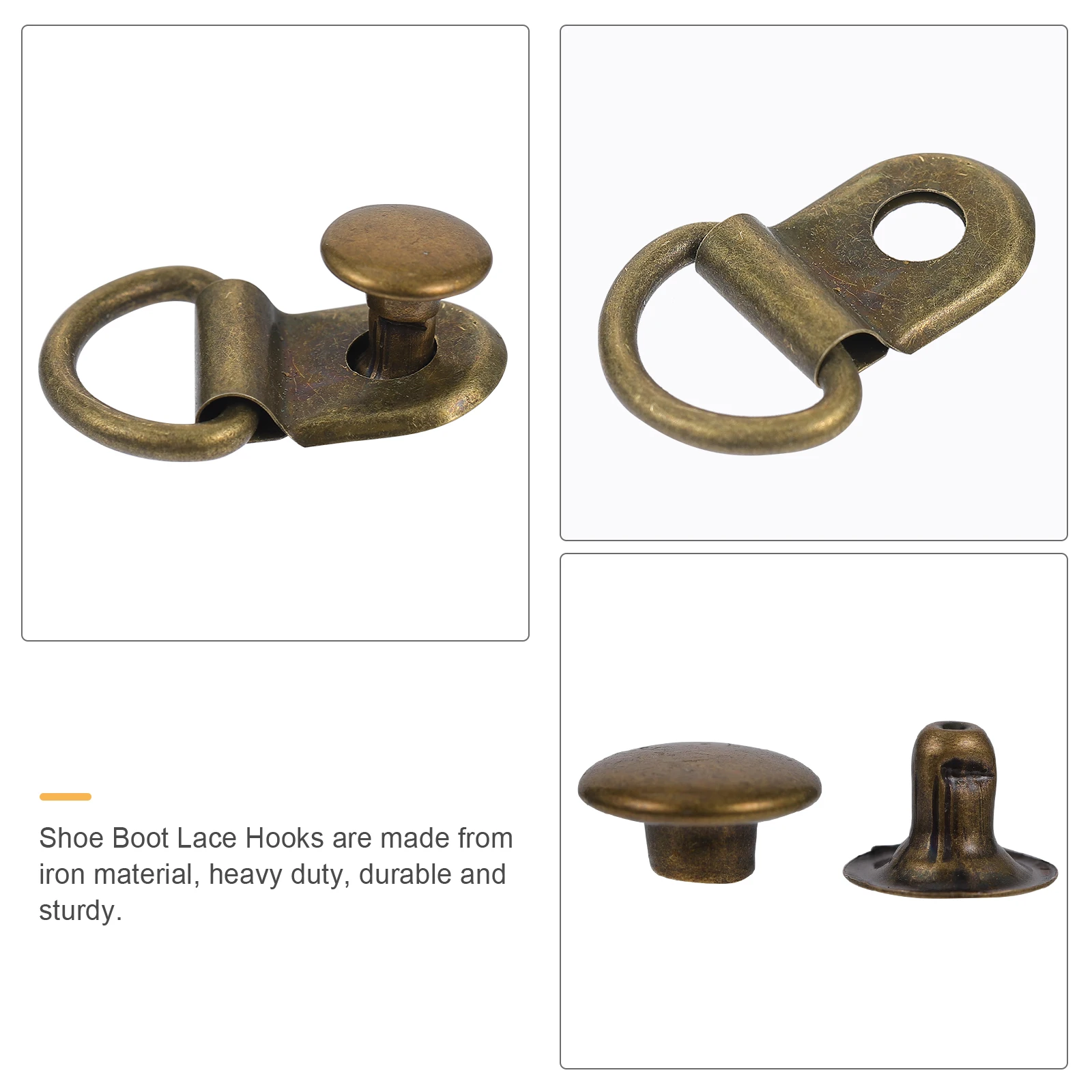 

30Sets Professional Design Detachable Buttons for Bags and Shoes Easy to Install Handbag Button Bag Button Reusable Buckle