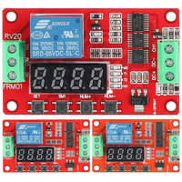 FRM01 Relay Timer Module Multifunction Automation Delay Loop Module DC 5V 12V 24V 1CH Loop Delay Self-Locking Timing Board