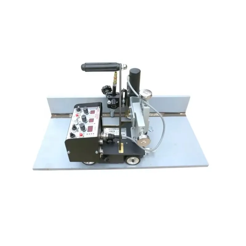 Trator de carrito HK-5BW-D para soldadura continua intermitente oscilante con riel plano de 1,8 M Condición nueva