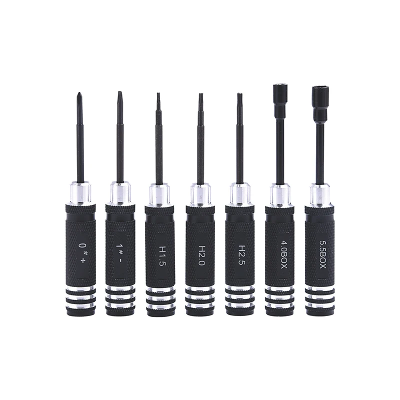 

7in1 Hex Screwdriver Nut Driver Slotted Phillips Screwdrivers Sets for RC Car Radio Control Truck Model