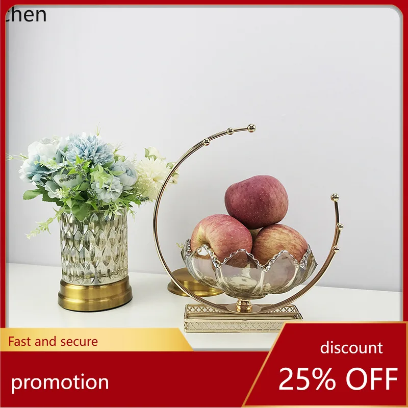 

Zml crystal glass dried fruit plate fruit plate living room coffee table decoration candy high-end stylish snack storage plate