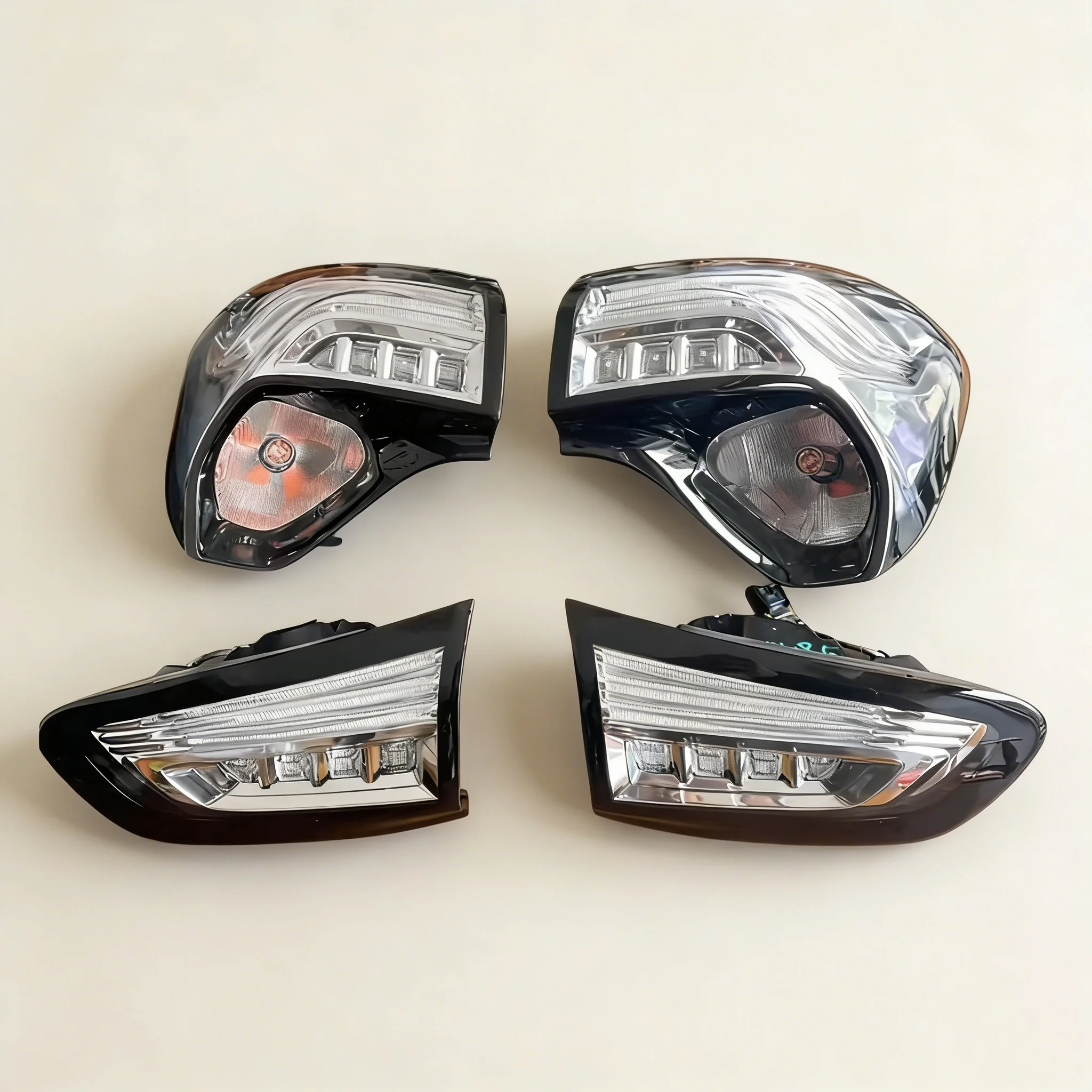 Custom transparent Taillight Assembly for Citroen DS5 modified Tail Light Brake Lamp with Turn Signal