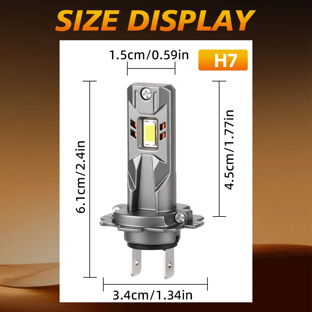 ROADSUN 2 Stück H4 9003 HB2 LED-Scheinwerfer für Auto H7 LED H1 H11 9005 HB3 9006 HB4 6500K 140W LED Auto-Scheinwerferlampe mit Hoher Helligkeit – Detail 13
