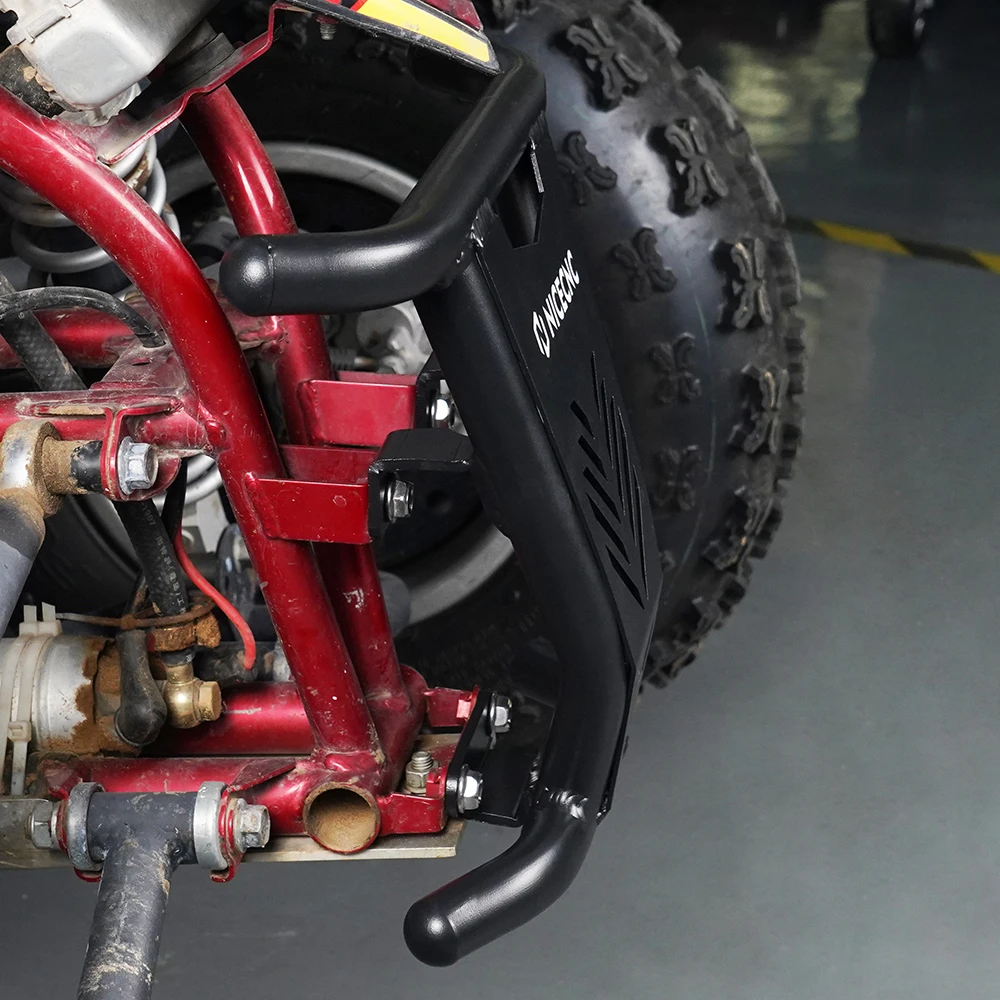 NiceCNC Frontstoßstange für Yamaha Raptor 700 700R 2016–2024, 2023, ATV, Stierkopfform, 1 Zoll Durchmesser, verdicktes Aluminiumrohr, Schwarz – Detail 7