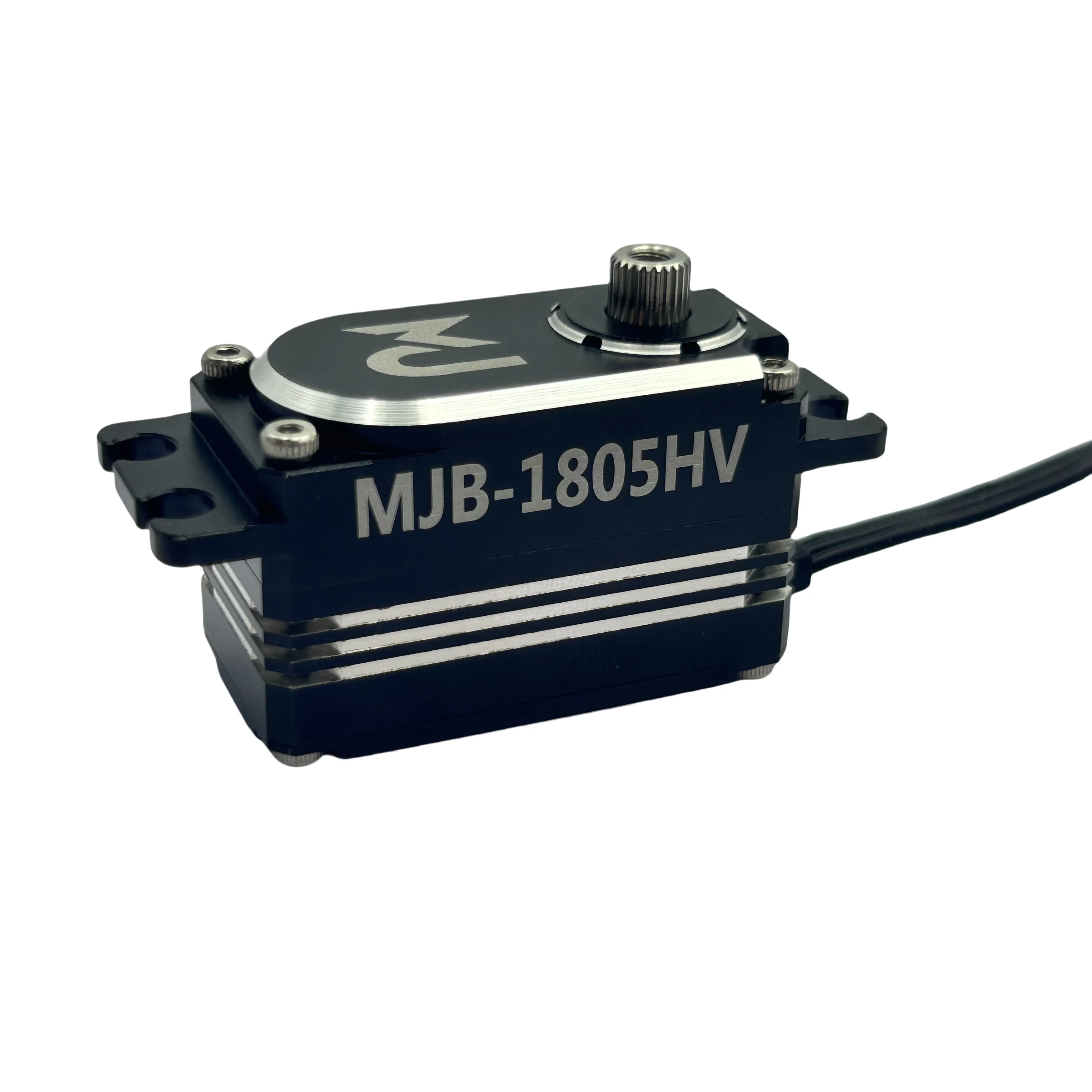 Servo sin escobillas de perfil bajo MJB-1805HV 8,4 V 18 kg Servo digital de alto voltaje duradero con engranaje metálico con 0,05 segundos/60 °   Respuesta rápida
