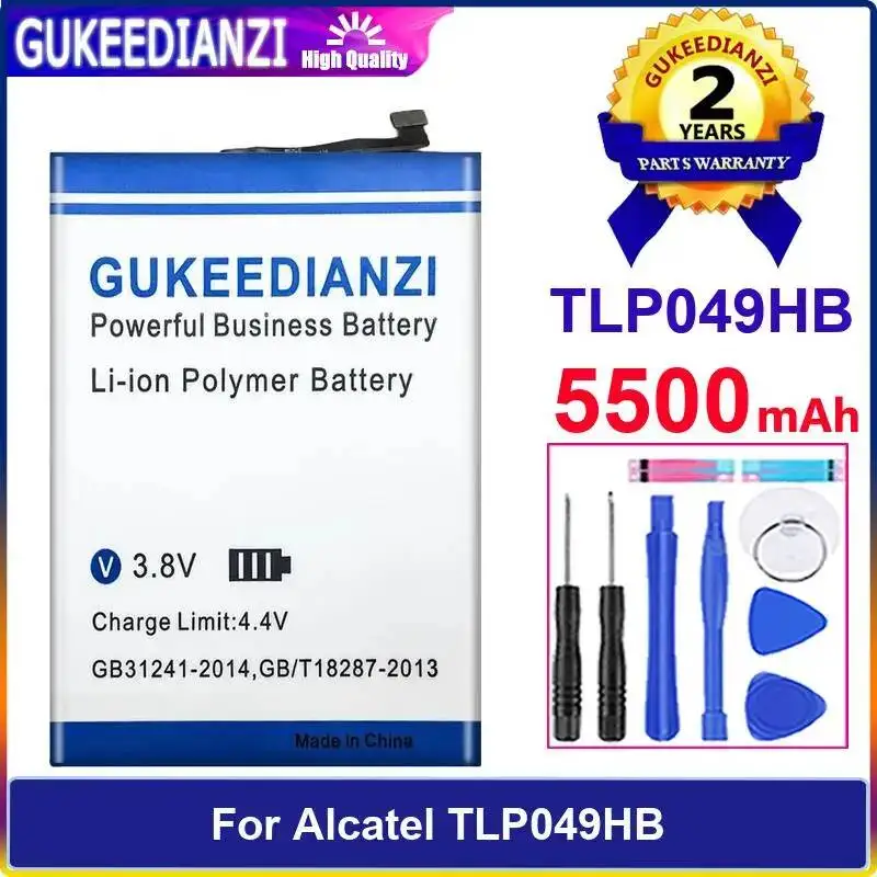 

5500Mah Mobile Phone Battery For Alcatel TLP049HB Reliable Power Supply