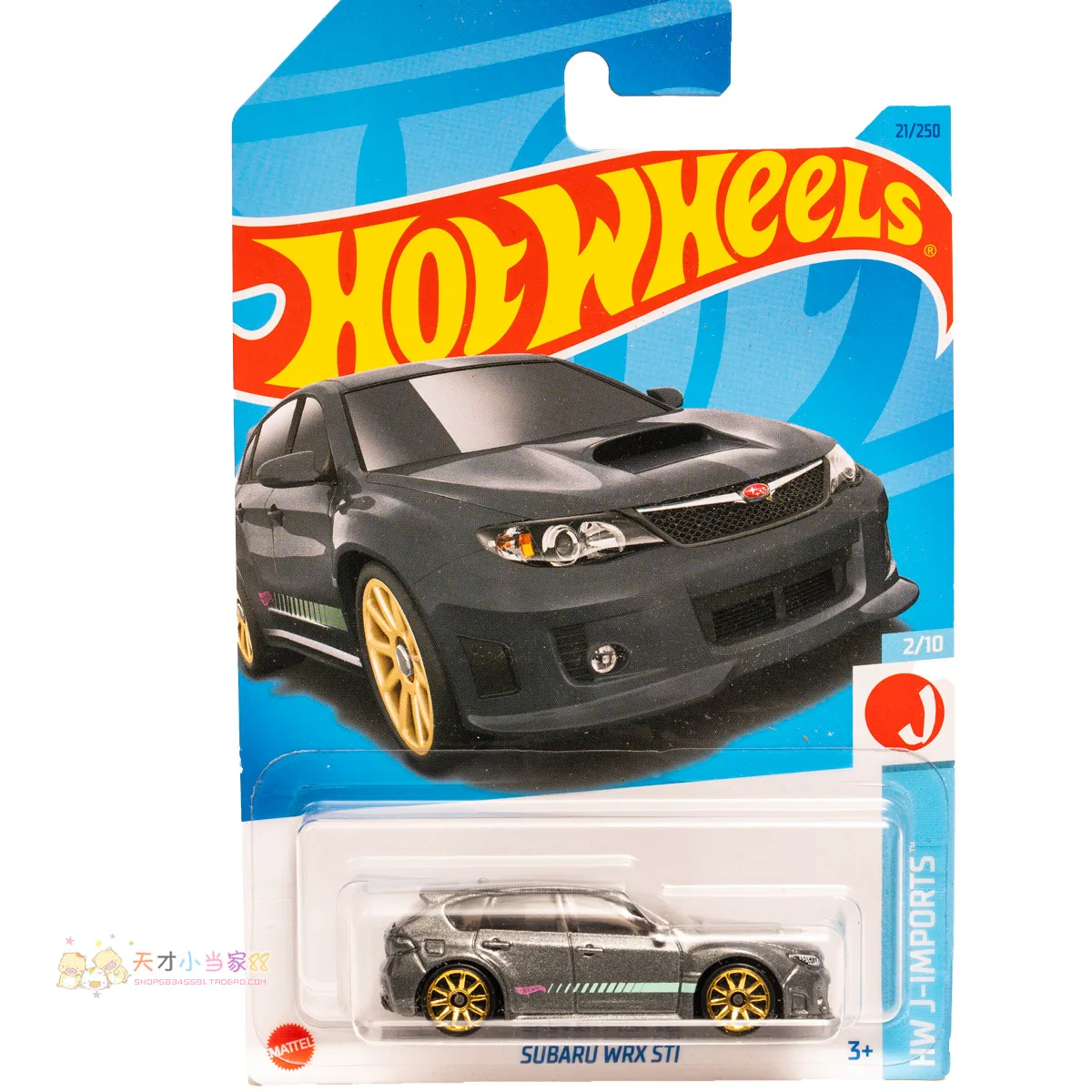 Original Hot Wheels Car SUBARU WRX STI Kids Boys Toys for Children 1/64 Diecast Play Vehicles Model HW J-IMPORTS regalo di compleanno