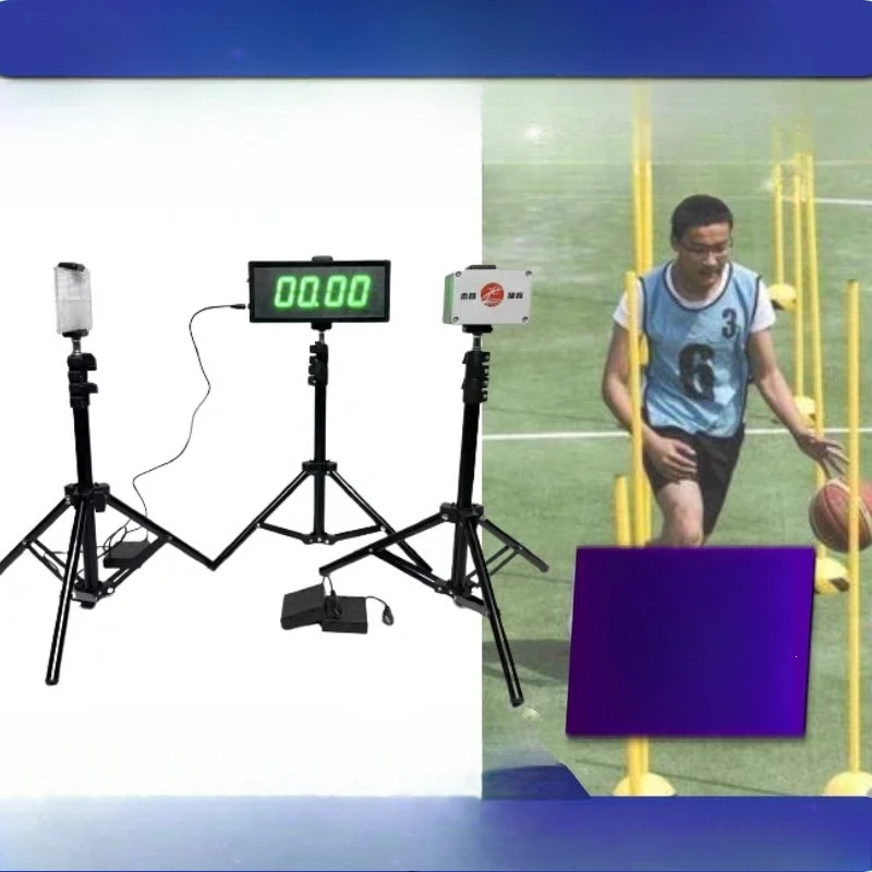 Basketball around the rod basketball single stroke special project training sports electronic test run back tester