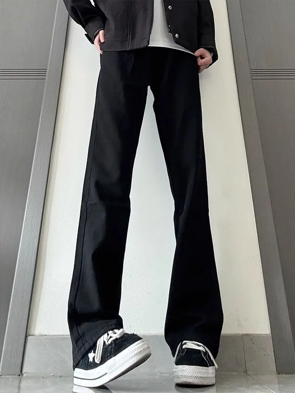 

Мужские утепленные джинсы Bla Fce Slim Fit: теплые брюки Cleanfit с прямым кроем и легким клешем для осени и зимы