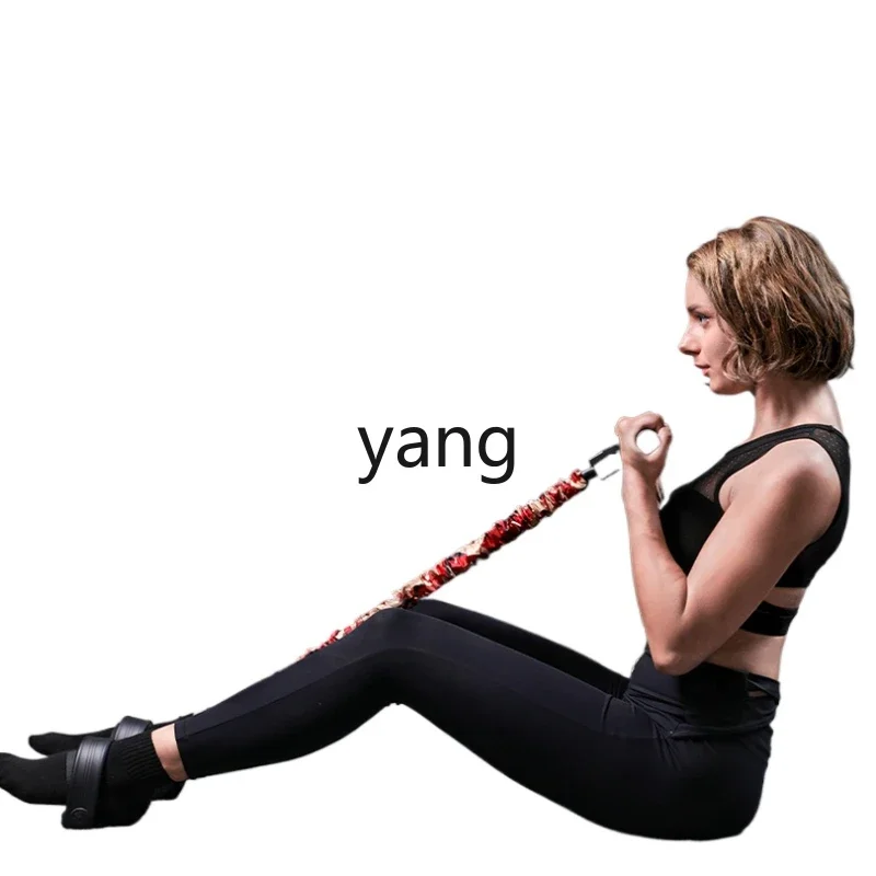 

YJQ Multifunctional Pedal Rally Skinny Belly Fitness Equipment Home Sit-ups Assisted Elastic Pulling Belt