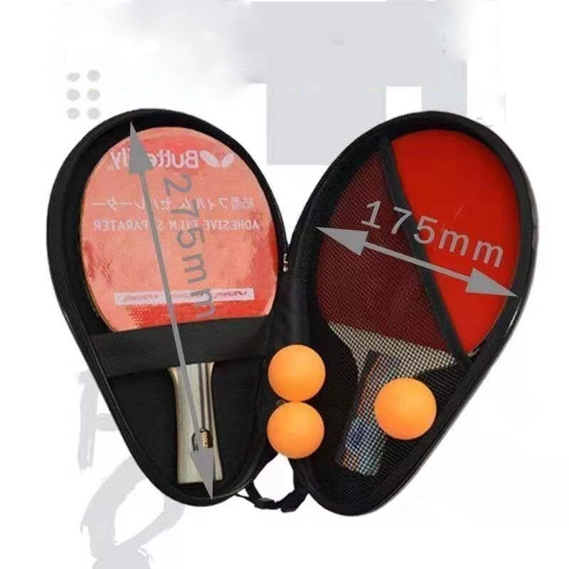 EVA Large Capacity Outdoor Lightweight Sports Racket Wear-Resistant Gourd Shaped Table Tennis Racket Bag Storage Bag