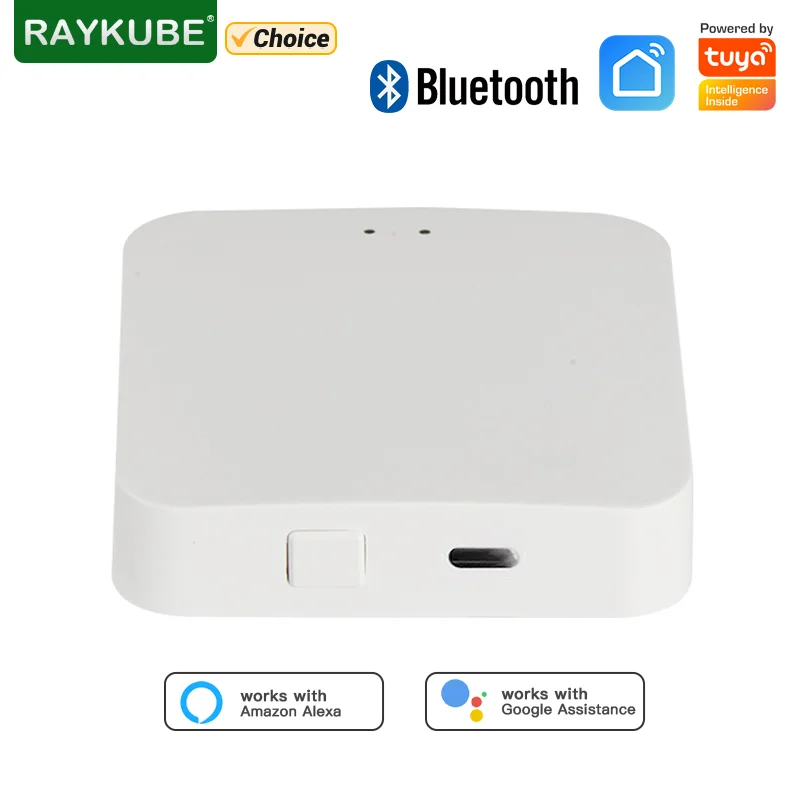 RAYKUBE GW003 USB Bluetooth Gateway for Tuya APP Smart Door Lock Wifi Hub Bluetooth Smart Wireless Adapter Remote Control