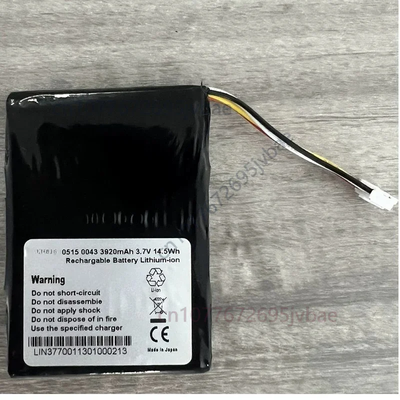 。.for Testo 480 machine, battery AG 0515 0043.。