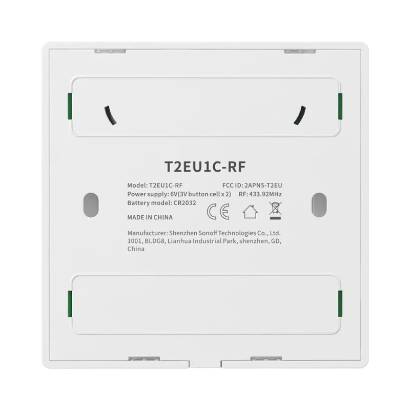 Itead SONOFF T2 RF Switch 1/2/3 Gang Wireless Wall Touch Light Switch Support T2EU-RF Remote Control Alexa Smartthings Alice