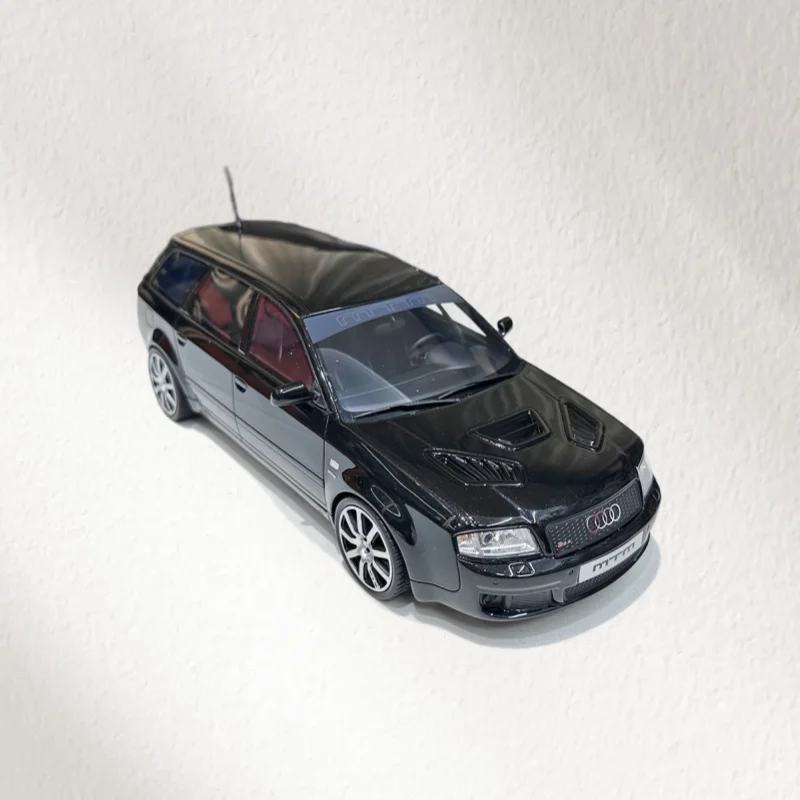 Otto diecast 1/18 escala audi resina modelo carro audi rs6 clubsport 2004 jogar veículos brinquedos para meninos presente caixa original